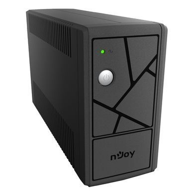 Джерело безперебійного живлення NJOY (UPLI-LI060KE-CG01B) Lin.int., AVR, 2 x евро, пластик (Keen 600) [610738]