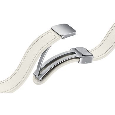 Ремінець Samsung D-Buckle Hybrid Eco-Leather Band для Samsung Galaxy (20mm, S/M) / Watch 4 / Watch 5 / Watch 6 Cream (ET-SHR93SUEGEU) [604975]