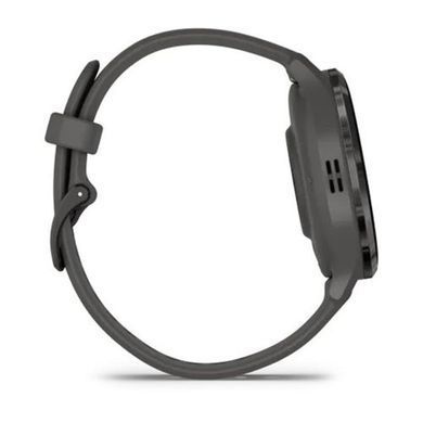 Смарт-годинник Garmin Venu 3s Silver Stainless Steel Bezel with Pebble Gray Case and Silicone Band (010-02785-50) [613053]
