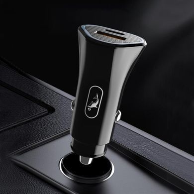 Автомобільний зарядний пристрій SkyDolphin SZ16 PD+QC3.0 (2USB, 3.1A) Black (SDAZP-000090) [603313]