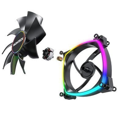 Корпусний вентилятор 140MM MONTECH (AX140 PWM BLACK) [501669]