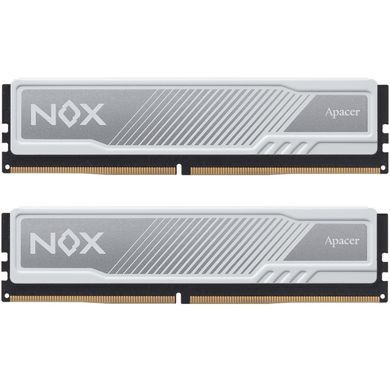 Модуль пам`ятi DDR4 2x8GB/3600 Apacer NOX White (AH4U16G36C25YMWAA-2) [606223]