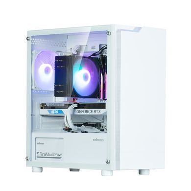 Корпус Zalman T4 Plus без БЖ, 2xUSB3.0, 1xUSB2.0, 1x120мм ARGB, VGA 3200мм, LCS ready, TG Side Panel, mATX, білий (T4PLUSWHITE) [109566]