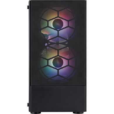 Корпус 1stPlayer Black без БЖ (X4-M-BK-2F1P-1F1) [608758]