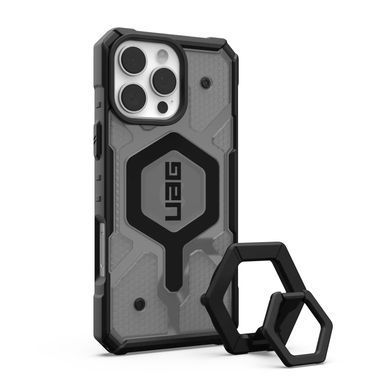 Чохол-накладка Urban Armor Gear Magsafe для Apple iPhone 16 Pro Max Ash/Black Stand (1144651BV02) [616754]