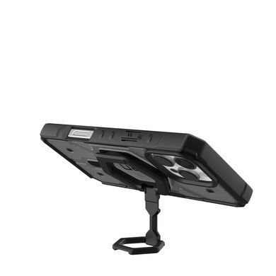 Чохол-накладка Urban Armor Gear Magsafe для Apple iPhone 16 Pro Max Ash/Black Stand (1144651BV02) [616754]