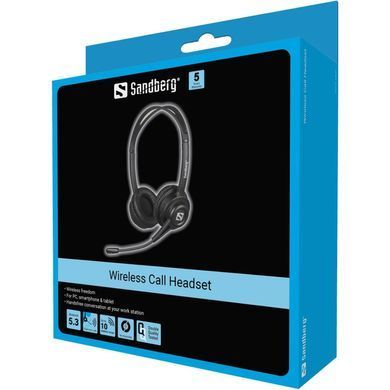 Гарнітура Sandberg Wireless Call Headset, Bluetooth, Black (126-43) [401989]