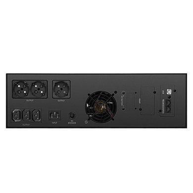 Джерело безперебійного живлення 2E PS3000RT, 3000VA/2400W, RT3U, LCD, USB, 3xC13, 3xSchuko (2E-PS3000RT) [103011]