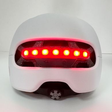 Захисний шолом Livall C20 (M) White (54-58см), сигнал стопів (LIV-000C20-4242) [800030]