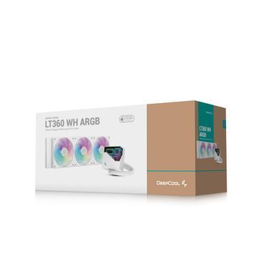 Система водяного охолодження DeepCool LT360 ARGB White (R-LT360-WHAMNC-G-1) [609071]