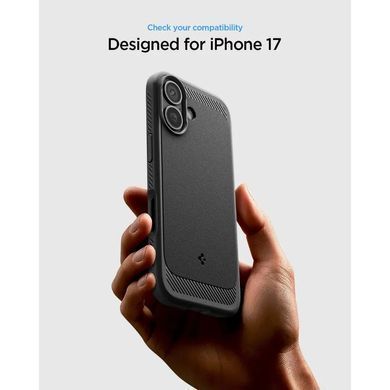 Чохол Spigen для iPhone 17, Rugged Armor MagFit, Matte Black (ACS10367) [111300]