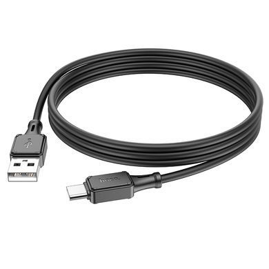 Кабель HOCO X101 Assistant silicone charging data cable Type-C Black (6942007604079) [805358]