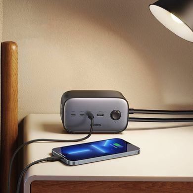 Зарядний пристрій 4xUSB 100W (3хUSB-C + USB-A + 2хSchuko) CD270 Nexode Pro Ugreen (60167) [402114]