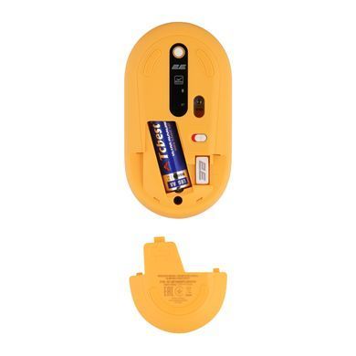 Миша 2E MF300 FLORA:POPPY Silent WL BT, жовтий (2E-MF300WFLORAYW) [104090]