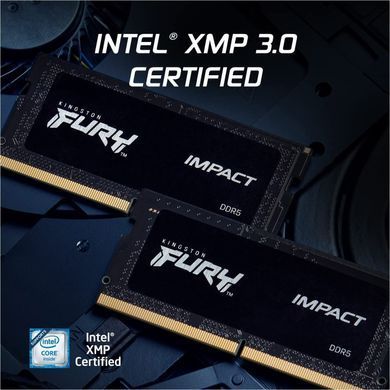 Модуль пам`ятi SO-DIMM DDR5 16GB/6000 Kingston Fury Impact (KF560S38IB-16) [606260]