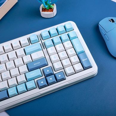 Клавіатура бездротова MCHOSE K99 Sky Blue (K99-1A) [619184]