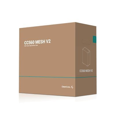 Корпус DeepCool CC560 Mesh V2 Black без БЖ (R-CC560-BKAMA4-G-2) [611381]