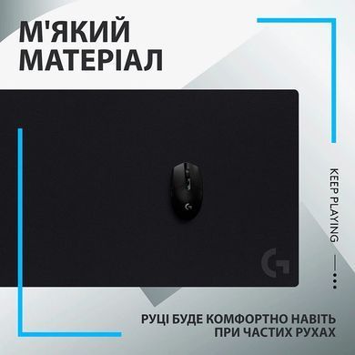 Килимок для мишi Logitech G840 XL Cloth Gaming (943-000778) [201957]