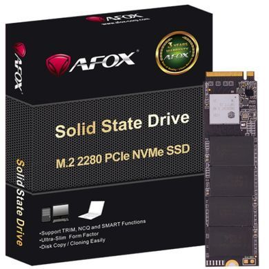 SSD 512Gb AFox ME300 M.2 2280 PCIe NVMe Gen 3x4 3D TLC NAND, Retail (ME300-512GN) [402742]