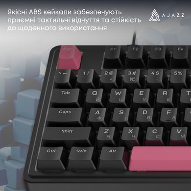 Клавіатура Ajazz AK980 Red Switch Black USB-C (AK980-R-BR) [618098]