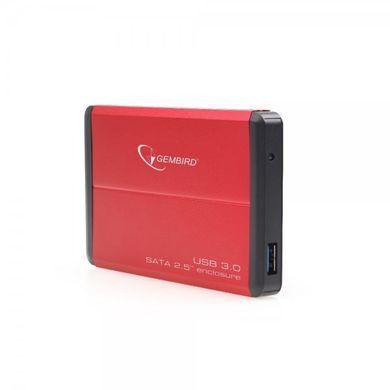 Зовнішня кишеня Gembird для підключення SATA HDD 2.5", USB 3.0, Red (EE2-U3S-2-R) [607016]
