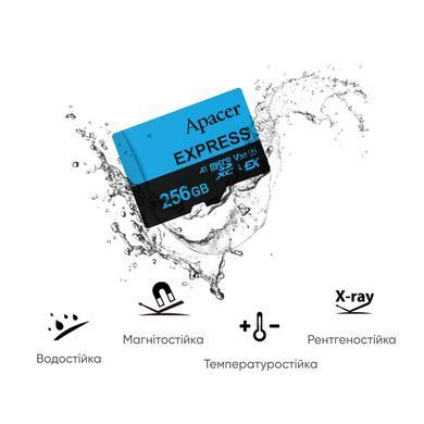 Карта пам'яті microSDXC (UHS-1 U3) Apacer Express 128Gb class 10 V30 A1 Read/Write:810/700 MB/sec (Compatible with Nintendo Switch 2) (AP128GMCEXG3X17-RA) [803629]