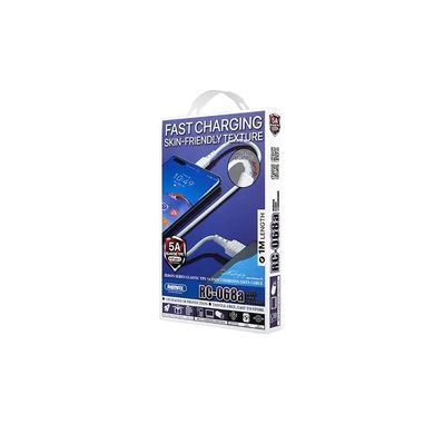 Кабель Remax RC-068a Zeron USB - USB Type-C (M/M), 5 A, 1 м, White (6954851224303) [604271]