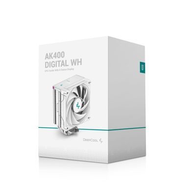 Кулер процесорний DeepCool AK400 Digital WH (R-AK400-WHADMN-G) [611272]