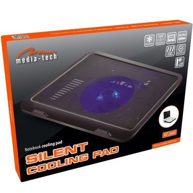 Підставка для ноутбука Media-Tech SILENT COOLING PAD max. 15,6" (MT2660) [402579]