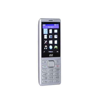2E Мобільний телефон E280 2022 Dual SIM Silver (688130245227)