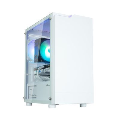 Корпус Zalman T4 Plus без БЖ, 2xUSB3.0, 1xUSB2.0, 1x120мм ARGB, VGA 3200мм, LCS ready, TG Side Panel, mATX, білий (T4PLUSWHITE) [109566]