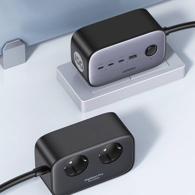 Зарядний пристрій 4xUSB 100W (3хUSB-C + USB-A + 2хSchuko) CD270 Nexode Pro Ugreen (60167) [402114]