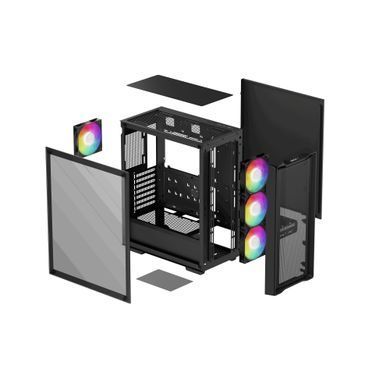 Корпус DeepCool CC560 Mesh V2 Black без БЖ (R-CC560-BKAMA4-G-2) [611381]