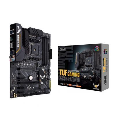 Материнcька плата ASUS TUF GAMING B450-PLUS II sAM4 B450 4xDDR4 HDMI DP ATX (90MB1650-M0EAY0) [109067]