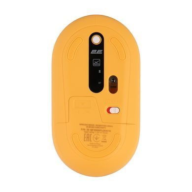 Миша 2E MF300 FLORA:POPPY Silent WL BT, жовтий (2E-MF300WFLORAYW) [104090]