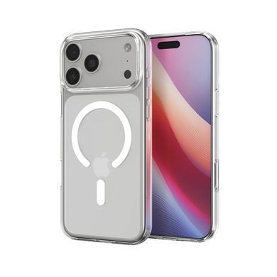 Чохол Spigen для iPhone 17 Pro Max, Liquid Crystal MagFit, Clear White (ACS10394) [112382]