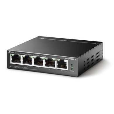 5-портовий настільний комутатор з 4 РоЕ портами, (TL-SF1005LP) [500887]