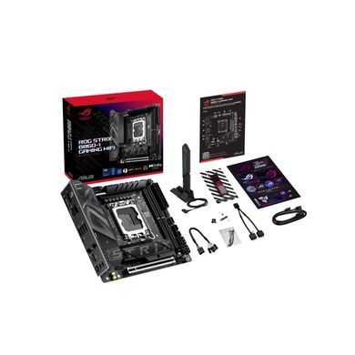 Материнcька плата ASUS ROG STRIX B860-I GAMING WIFI s1851 B860 2xDDR5 M.2 DP HDMI USB Type-C Wi-Fi BT mITX (90MB1JB0-M0EAY0) [109180]