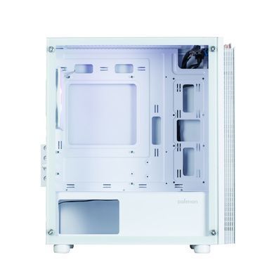 Корпус Zalman T4 Plus без БЖ, 2xUSB3.0, 1xUSB2.0, 1x120мм ARGB, VGA 3200мм, LCS ready, TG Side Panel, mATX, білий (T4PLUSWHITE) [109566]