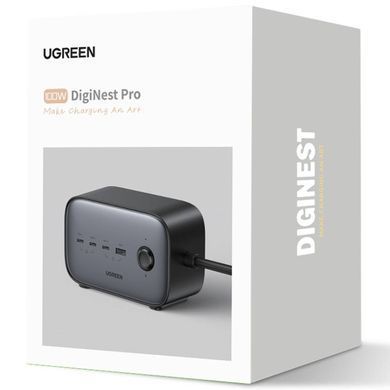 Зарядний пристрій 4xUSB 100W (3хUSB-C + USB-A + 2хSchuko) CD270 Nexode Pro Ugreen (60167) [402114]