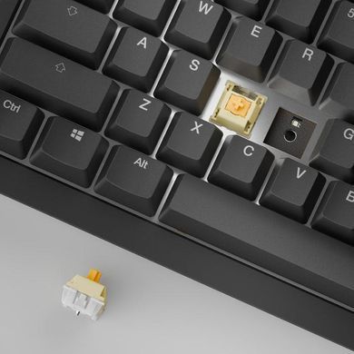 Клавіатура бездротова Ducky One X Wireless магнітні перемикачі, чорний (ON2408AST3-DAUSPDOECL1AS1) [503903]