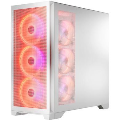 Корпус Modecom VOLCANO EXPANSE S ARGB 4x140mm fans MIDI USB 3.0x2+TYPE-C WHITE без БЖ ATX (AT-EXPANSE-SG-20-000000) [402984]