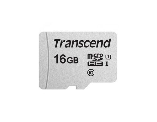 Карта пам'яті Transcend microSD 16GB C10 UHS-I R95/W10MB/s + SD (TS16GUSD300S-A) [108895]