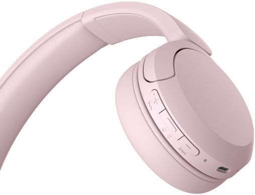 Навушники On-ear Sony WH-CH520 BT 5.2, SBC, AAC, Wireless, Mic, Рожевий (WHCH520P.CE7) [107515]