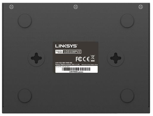 Linksys LGS108P Switch 4xGE PoE+, 4xGE, unmanaged (LGS108P-EU)