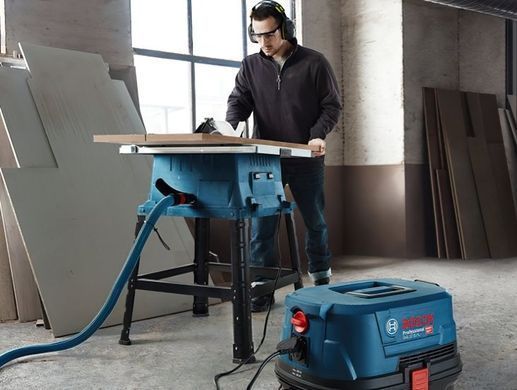 Пилосос професійний Bosch Professional GAS 12-25 PL 1350Вт 200мБар контейнер 25л НЕРА Н13 9кг (0.601.97C.100) [105546]