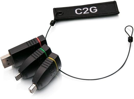 Комплект перехідників C2G Adapter Ring HDMI > mini Display Port, Display Port, USB-C (CG84268) [108552]