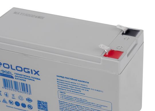 Акумуляторна батарея Prologix 12V 9AH GEL (PL12-9GEL) [615564]