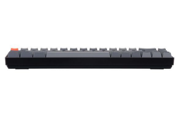 Клавіатура механічна Keychron K6 68Key, Gateron G Pro Blue, Hot-swap, Aluminum Frame, BT/USB-A, EN/UKR, RGB, чорний (K6W2_KEYCHRON) [13540]