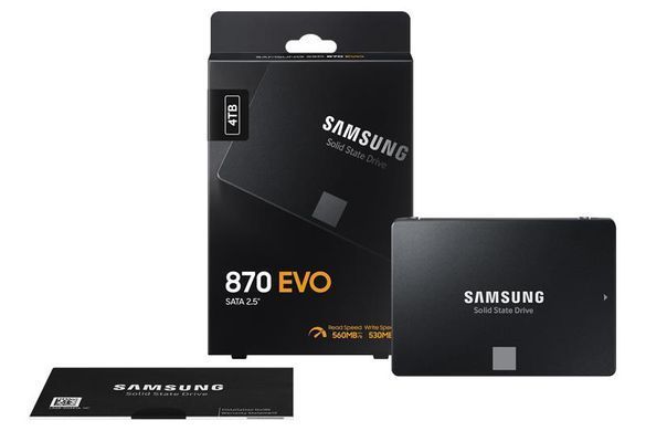 Накопичувач SSD Samsung 2.5" 4TB SATA 870EVO (MZ-77E4T0BW) [110105]